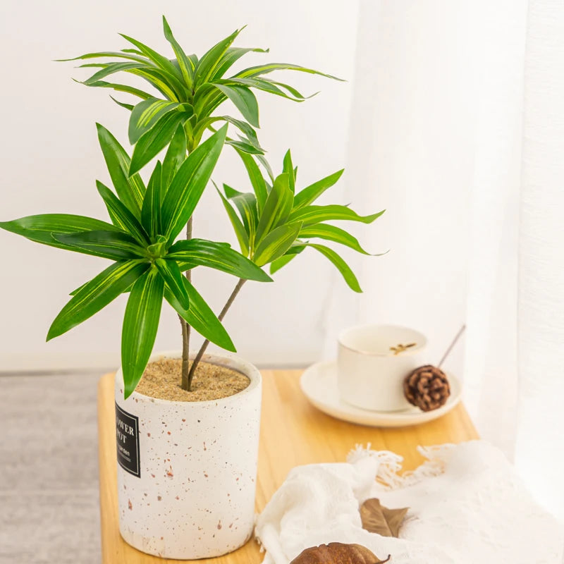 Planta Dracena Artificial Realista 36cm