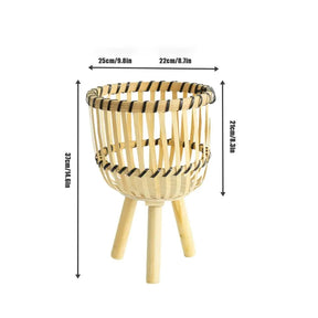 Cachepot em Fibra de Bambu Natural