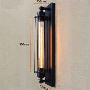 Luminária Tubular Industrial em Ferro