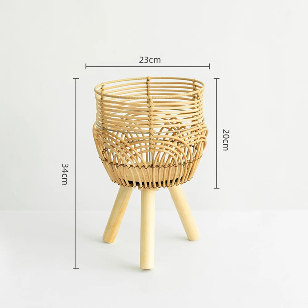 Cachepot em Fibra de Bambu Artesanal