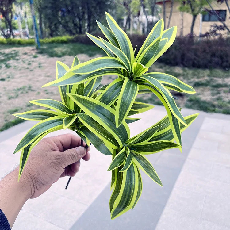 Planta Dracena Artificial Decorativa 34cm