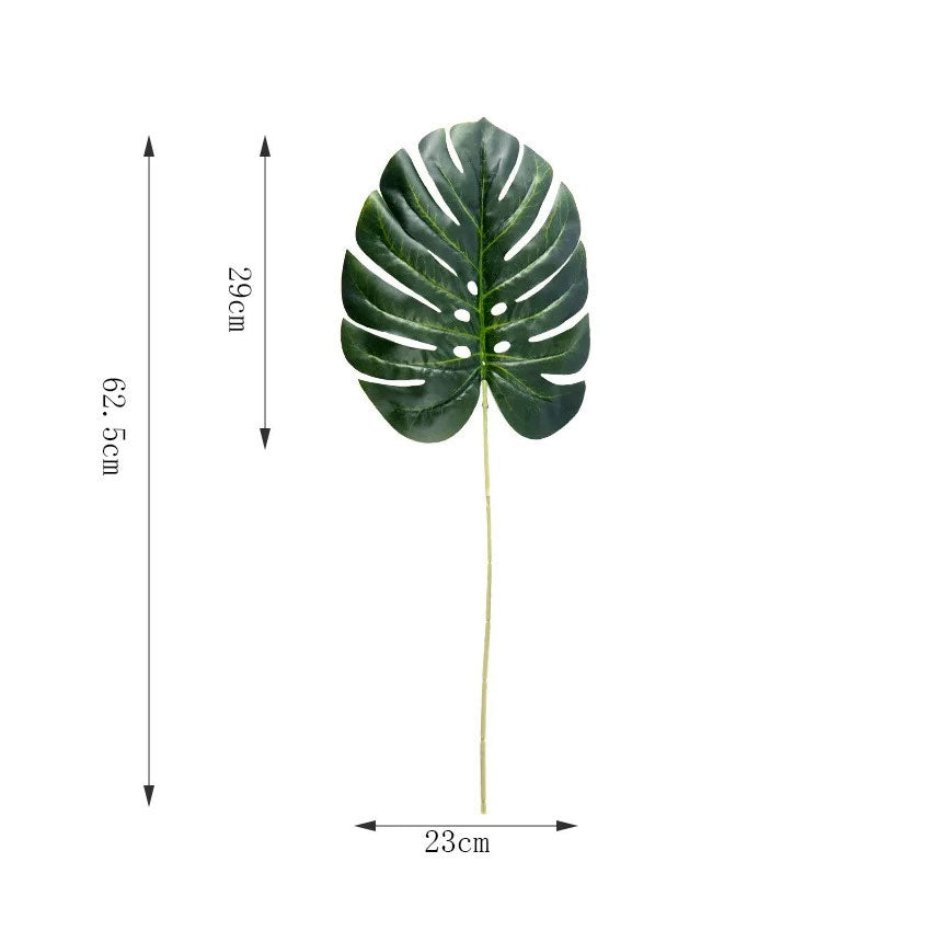 Ramo Grande de Folha Artificiais Decorativas 60cm